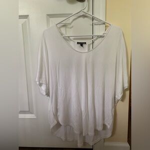 Express white knit top size M